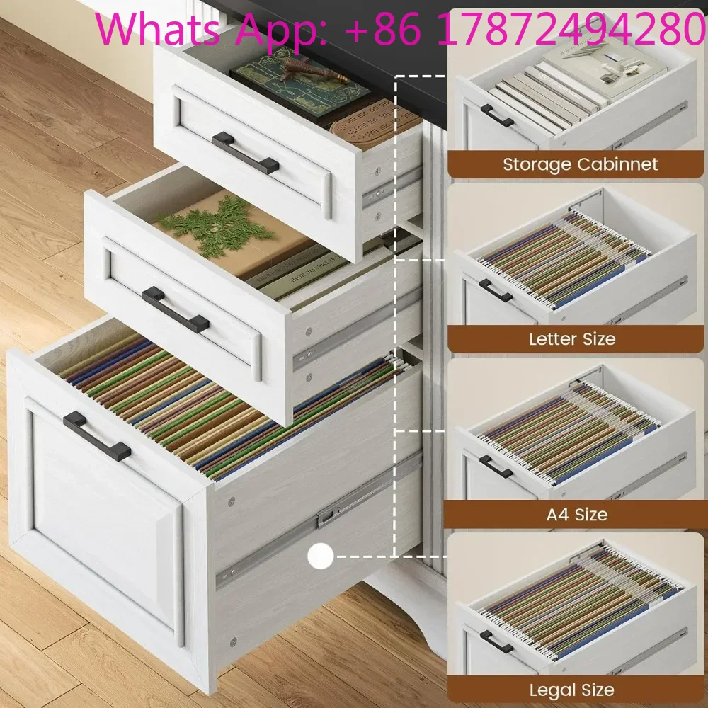 Office Furniture Outlet - Meja Komputer dengan Laci Penyimpanan dan