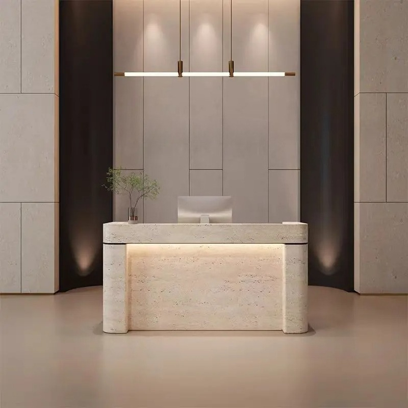 Office Furniture Factory Shop - Meja Resepsionis Modern Sederhana Fungsional, Langsung