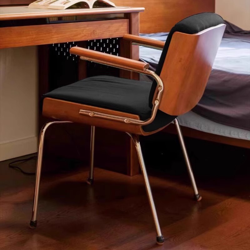 Office Furniture Second Hand - Kursi Makan Sandaran Kayu Solid, Meja
