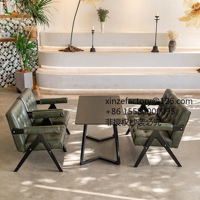 Office Furniture Factory Shop - Kombinasi meja dan kursi kedai teh