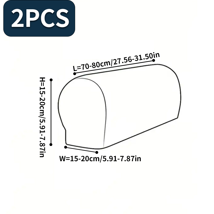 2 Buah Penutup Kursi Berlengan - Office Furniture Dimensions ulasan dan harga