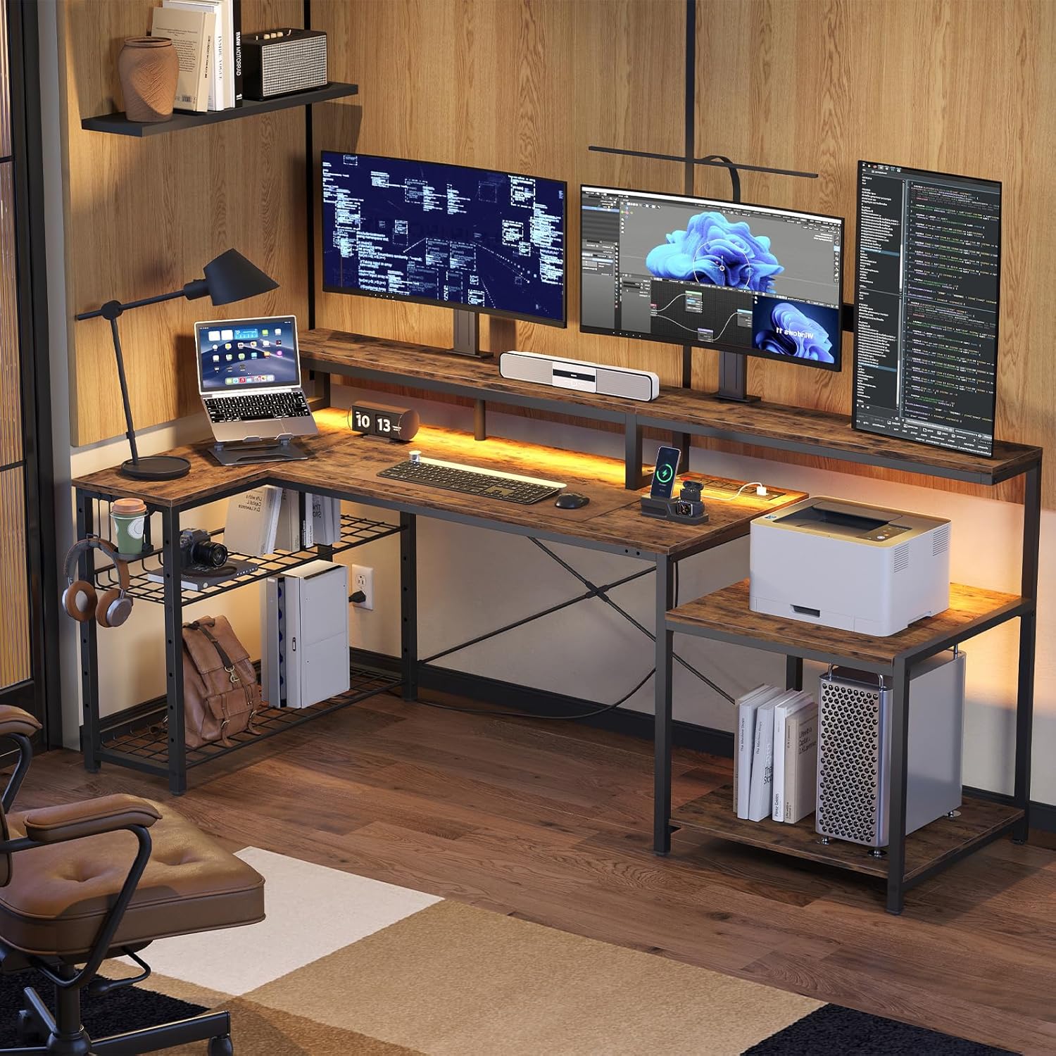 Meja Komputer 71,5 inci dengan - Office Furniture Outlet ulasan dan harga