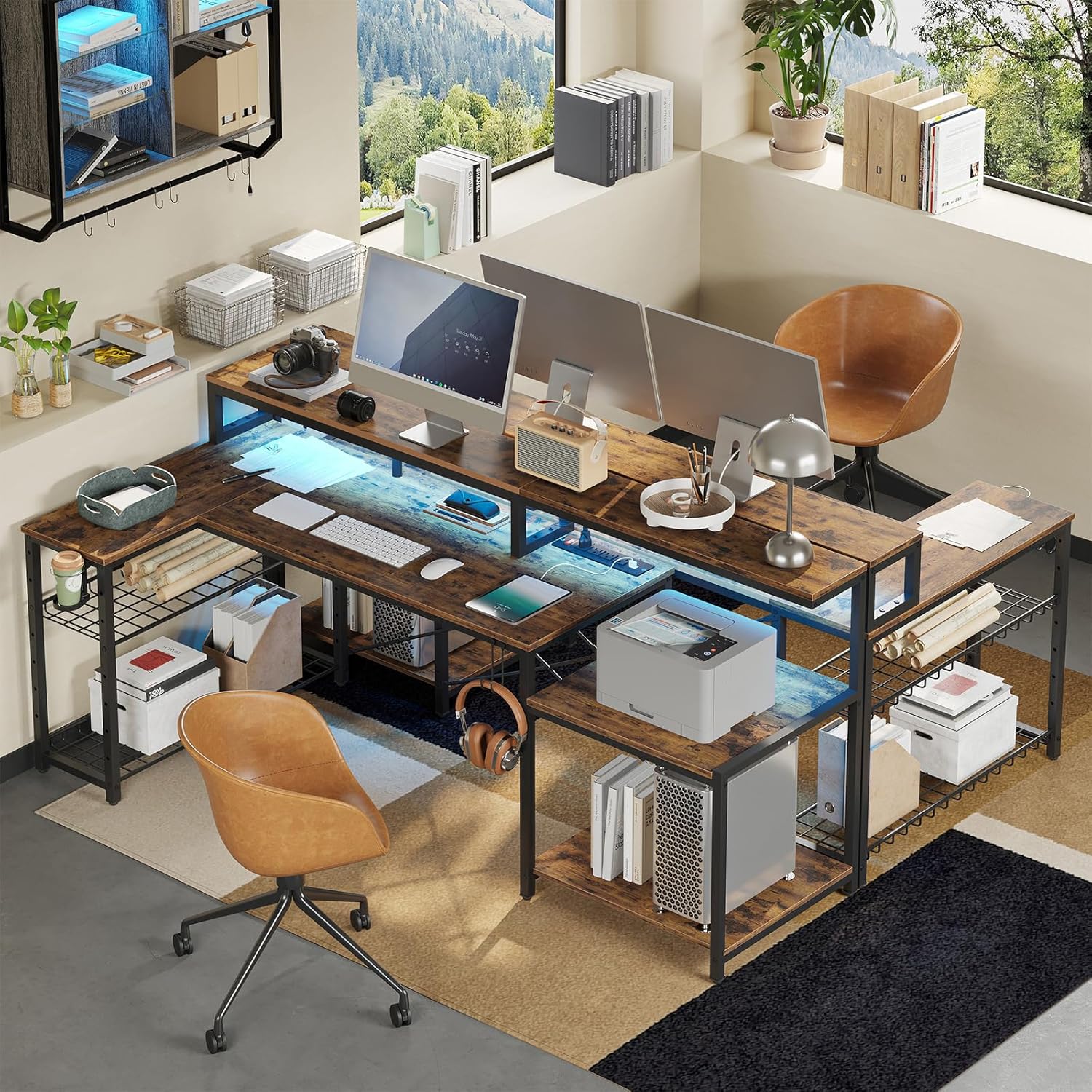 Meja Komputer 71,5 inci dengan - Office Furniture Outlet ulasan dan harga