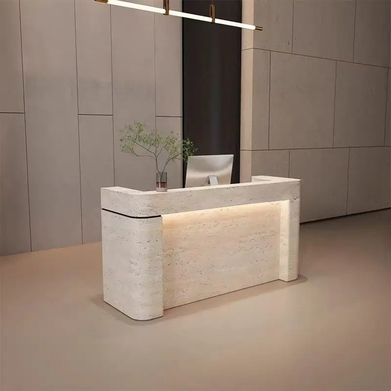 Meja Resepsionis Modern Sederh - Office Furniture Factory Shop ulasan dan harga