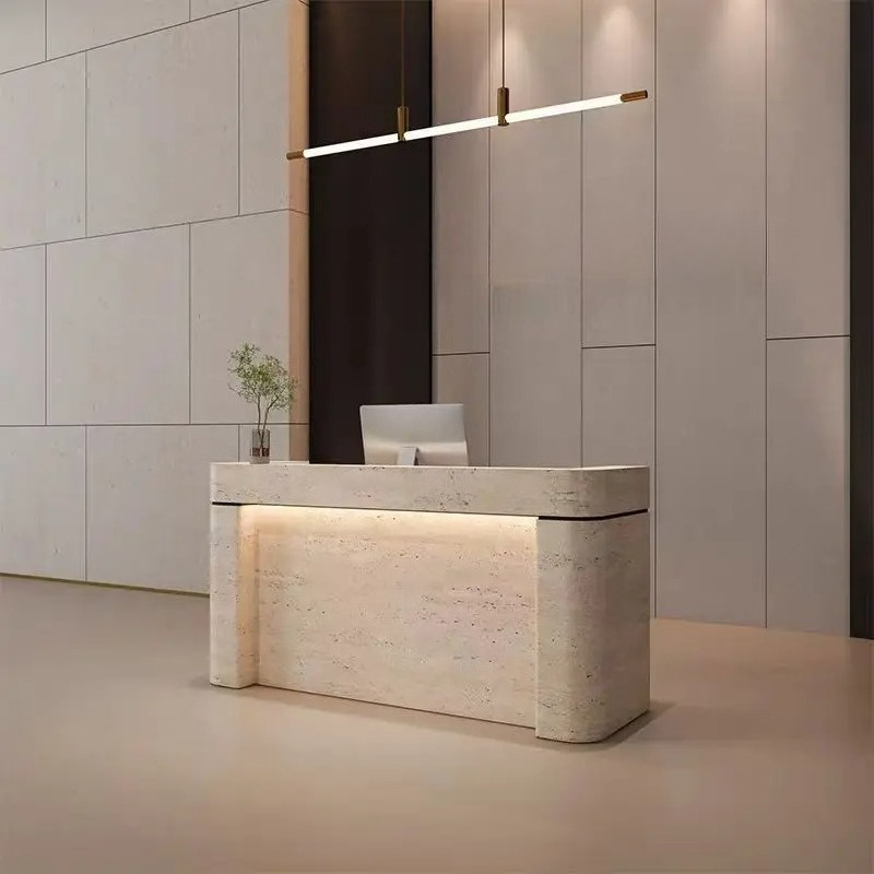 Meja Resepsionis Modern Sederh - Office Furniture Factory Shop ulasan dan harga