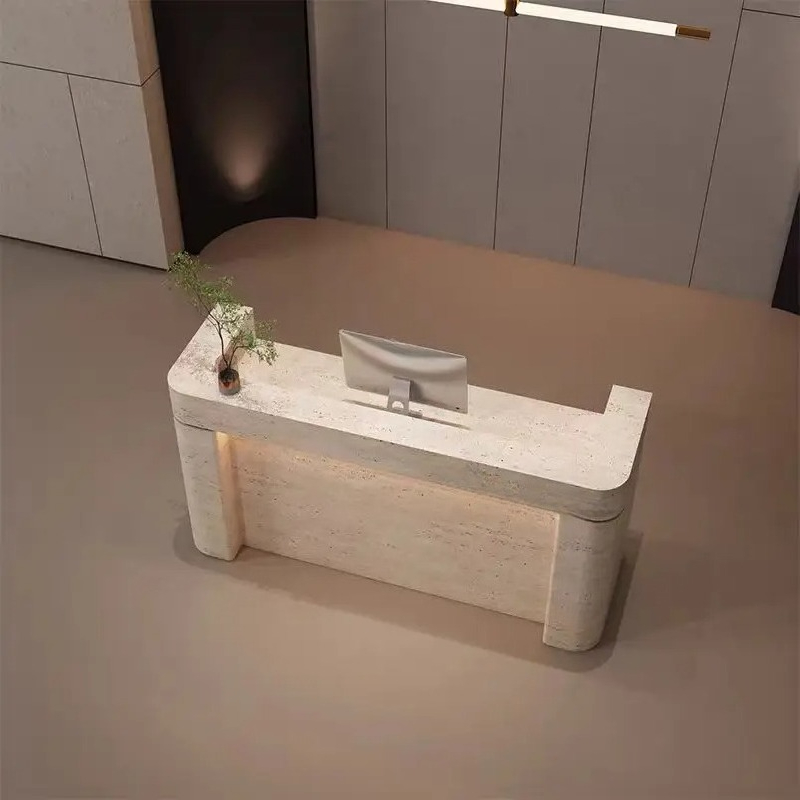 Meja Resepsionis Modern Sederh - Office Furniture Factory Shop ulasan dan harga