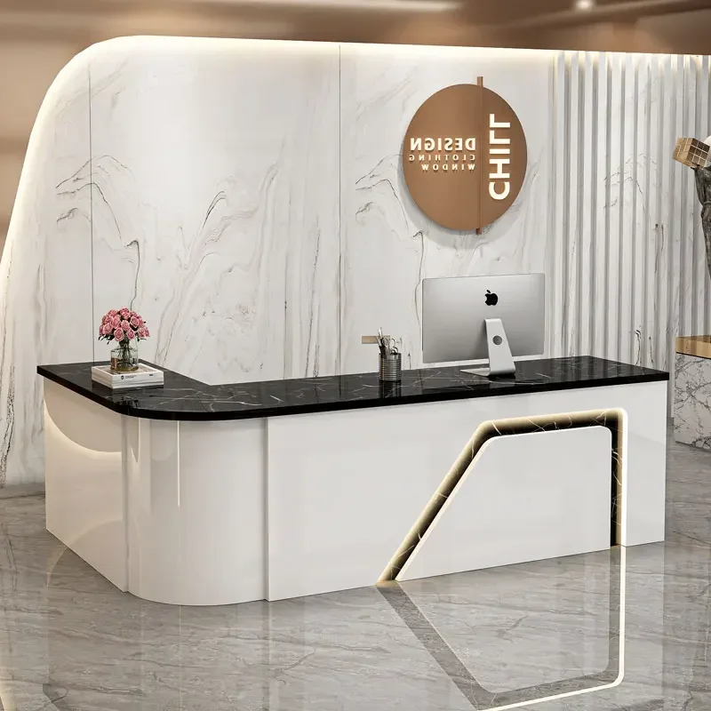 Meja Kasir Sederhana Kecil Lan - Office Furniture Factory Shop ulasan dan harga