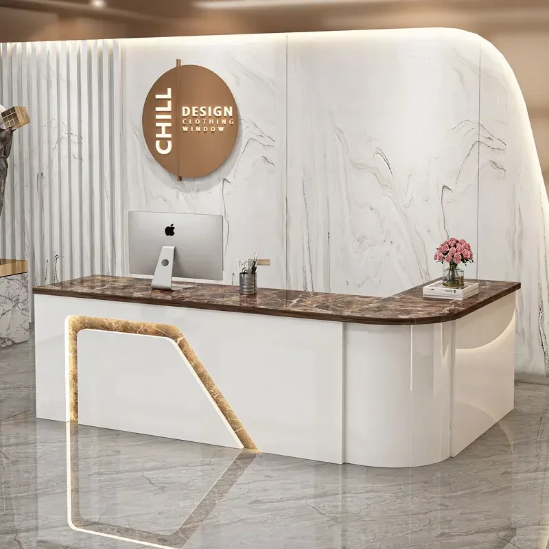 Meja Kasir Sederhana Kecil Lan - Office Furniture Factory Shop ulasan dan harga