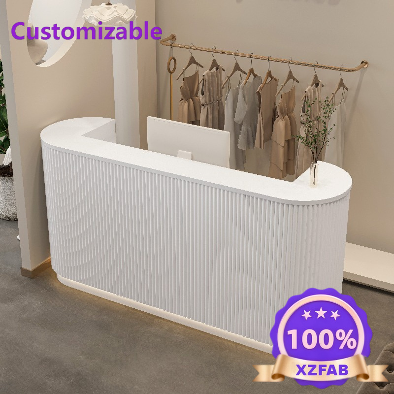 Meja Resepsionis Toko Modern 2 - Office Furniture Factory Shop ulasan dan harga