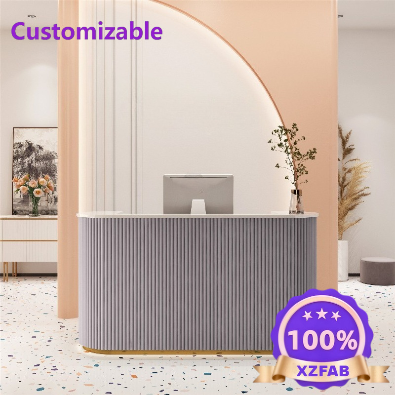 Meja Resepsionis Toko Modern 2 - Office Furniture Factory Shop ulasan dan harga