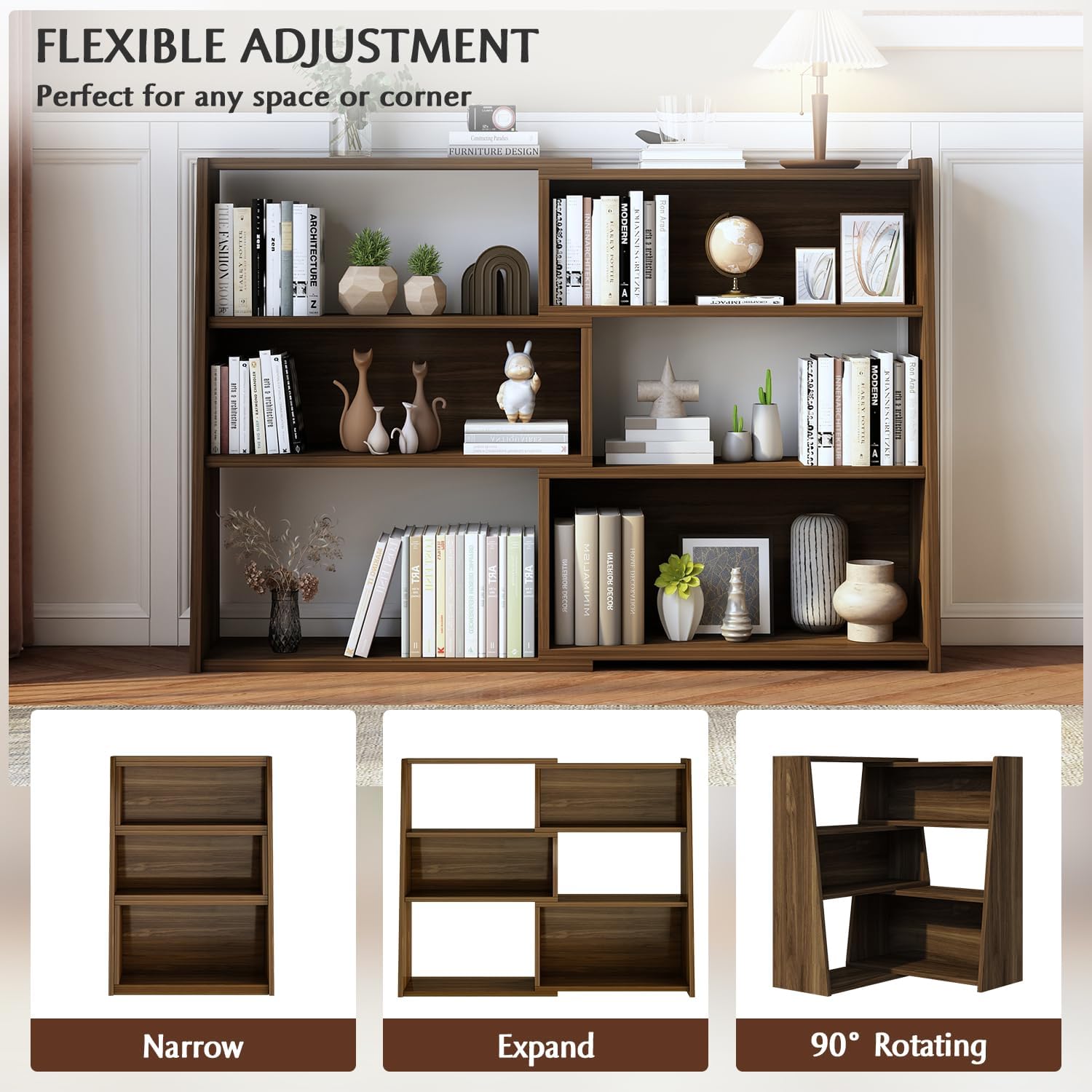 Rak Buku Kayu 3 Tingkat yang D - Office Furniture For Small Spaces ulasan dan harga