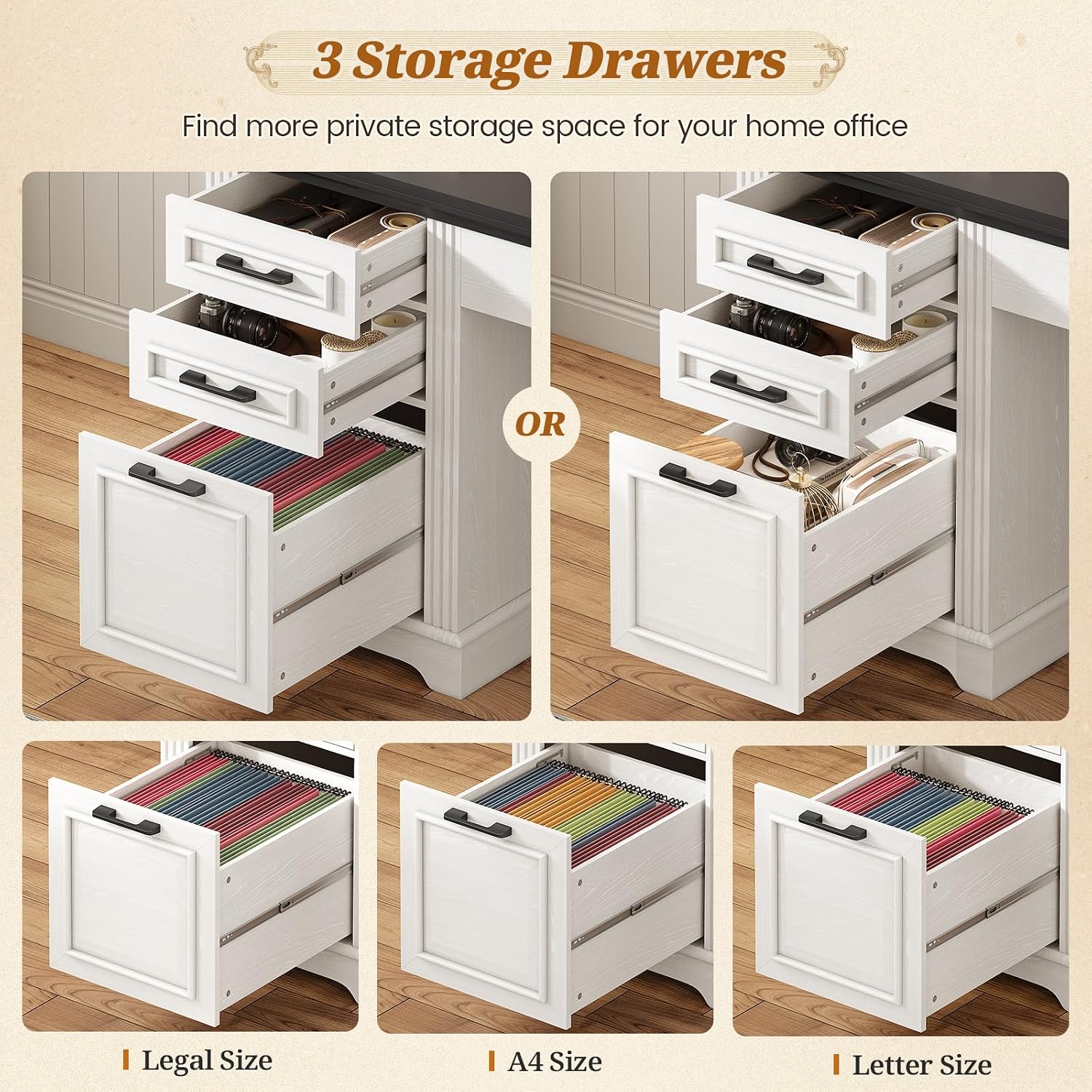 Meja Berbentuk L dengan Rak At - Office Furniture Outlet ulasan dan harga