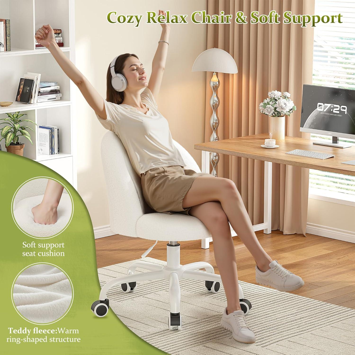 Kursi Rias dengan Ketinggian y - Office Furniture For Small Spaces ulasan dan harga