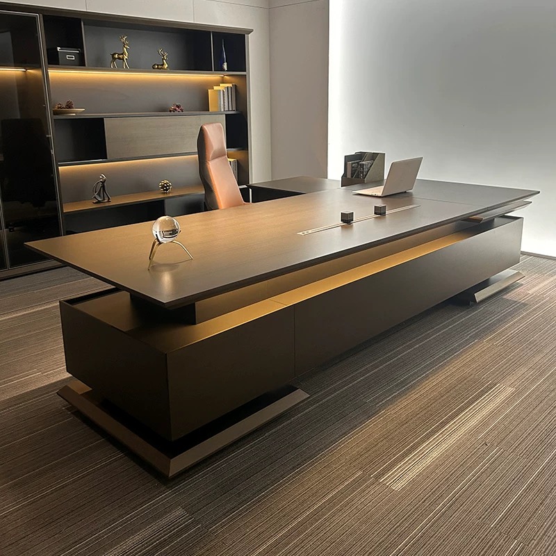 Meja Kantor Eksekutif Hitam Ku - Office Furniture For Small Spaces ulasan dan harga