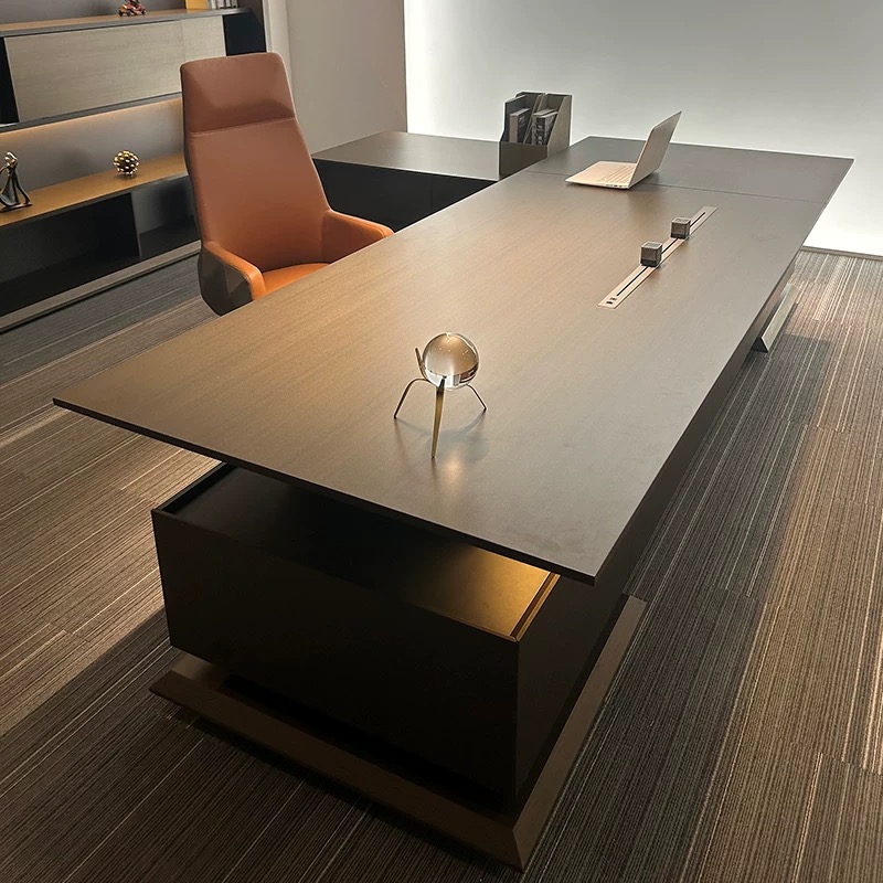 Meja Kantor Eksekutif Hitam Ku - Office Furniture For Small Spaces ulasan dan harga