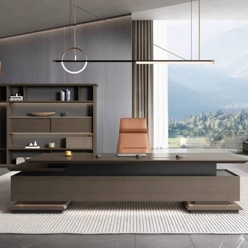 Meja Kantor Eksekutif Hitam Ku - Office Furniture For Small Spaces ulasan dan harga