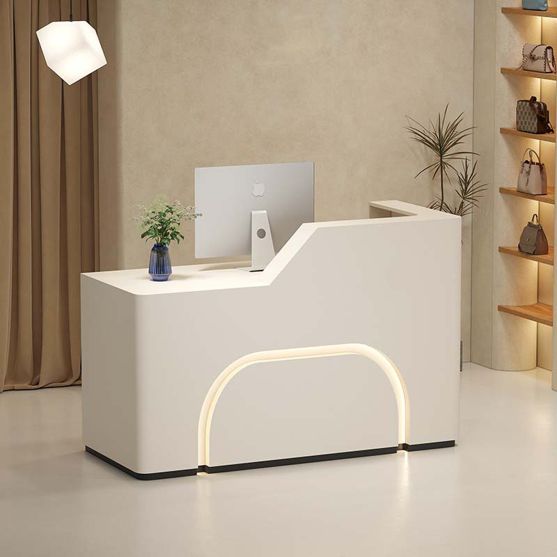 Meja Resepsionis Modern 2026 L - Office Furniture Factory Shop ulasan dan harga