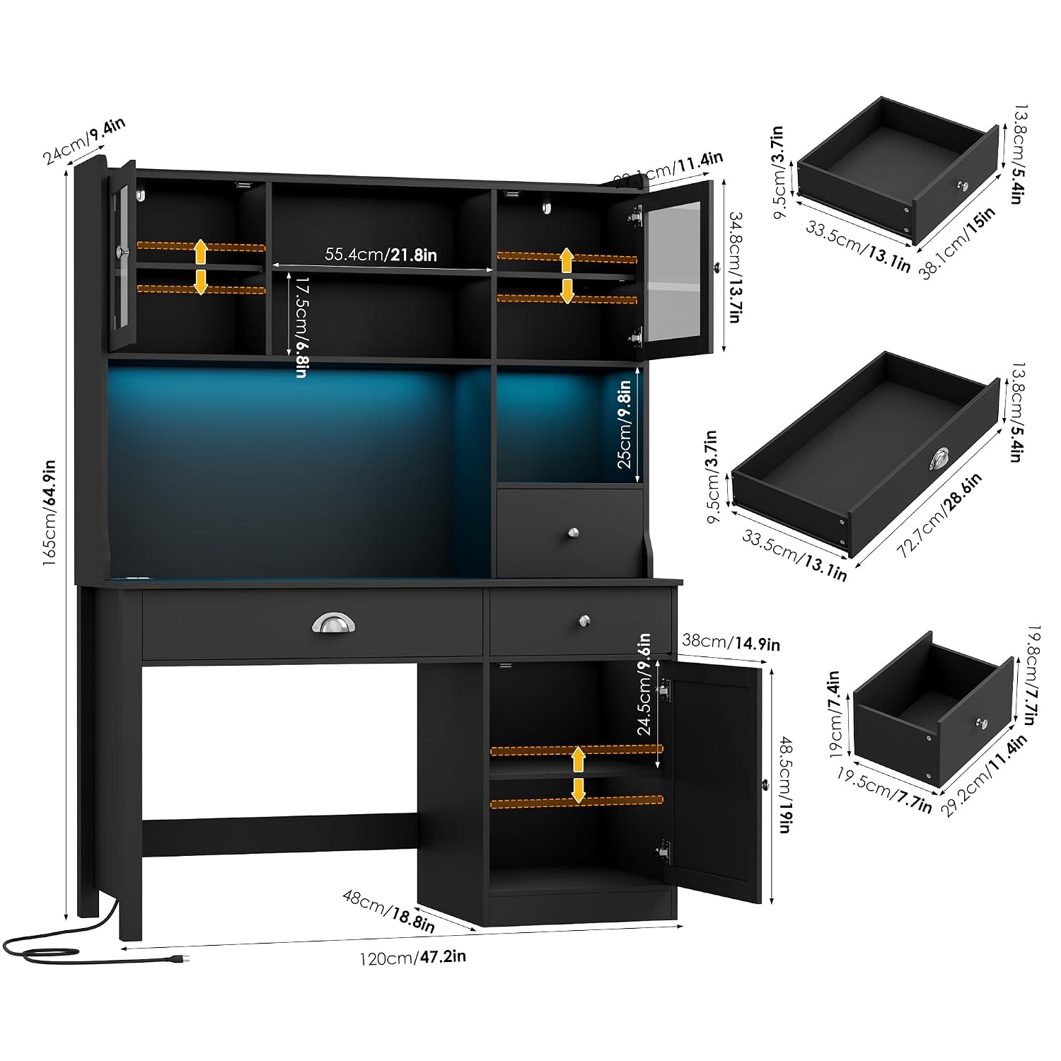 Meja Komputer 65